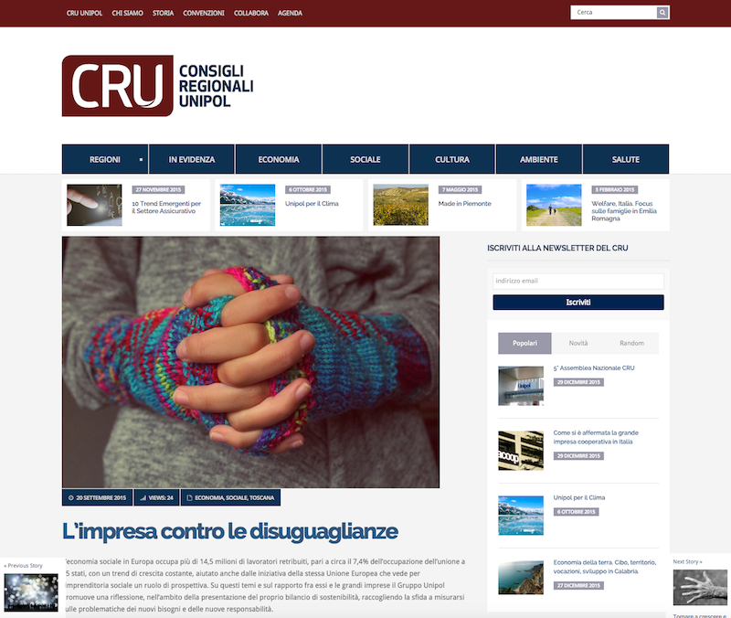 Cru Unipol Redesign Agenzia di Comunicazione Bologna