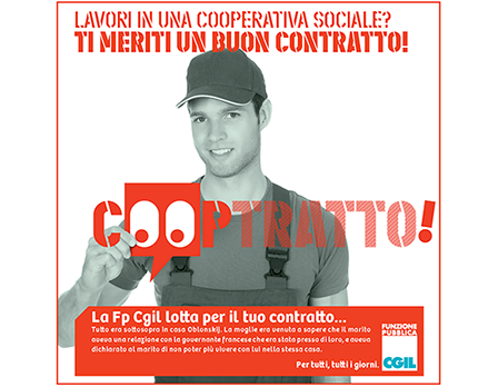 FP CGIL Scoop - Redesign agenzia di comunicazione Bologna