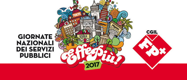 FP CGIL - Festa Effepiù 2017 Palermo - Redesign agenzia di comunicazione Bologna