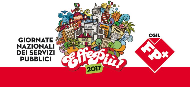 FP CGIL - Festa Effepiù 2017 Palermo - Redesign agenzia di comunicazione Bologna