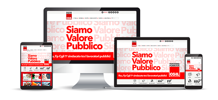 Sito web - FP CGIL - Elezioni RSU 2018 - - Redesign agenzia di comunicazione Bologna